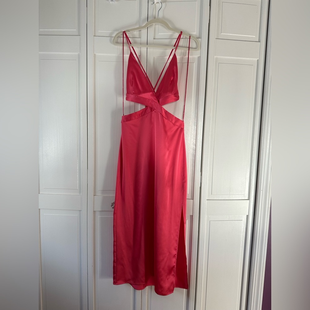 ZARA Pink Cutout Dress